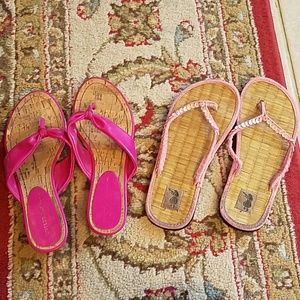 Two pink sandals 5